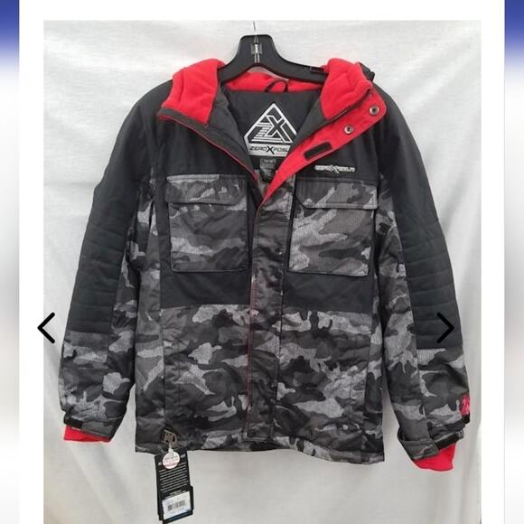 ZEROXPOSURE NWT BOYS YOUTH CAMO WINTER JACKET COAT - Picture 1 of 5